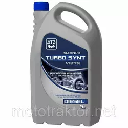Масло моторное ДТЗ Turbo Synt Diesel 10W-40 API CF-4/SG 5 л ПЭ